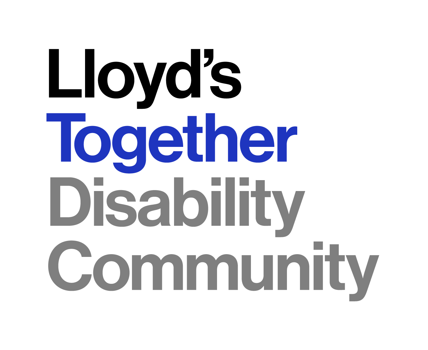 Lloyd's Together Disability Community logo